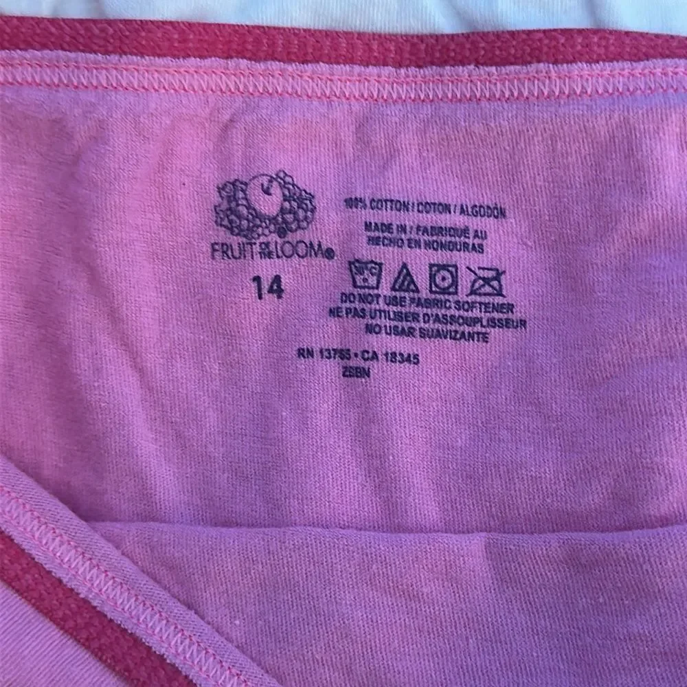 Fruit of the Loom Women’s Cotton Panties Size 14 Lot of 4 Solid Colors Briefs